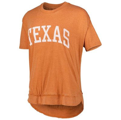 Pressbox Texas Orange Texas Longhorns Arch Poncho T-shirt In Burnt Orange