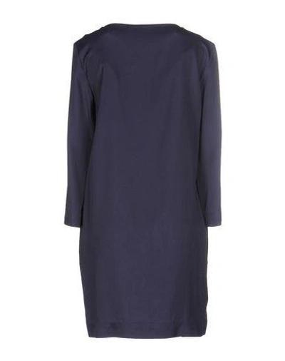 Shop Mary Katrantzou Short Dress In Dark Purple