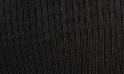 Shop Isabel Marant Zael Bustier Long Sleeve Merino Wool Blend Sweater Dress In Black