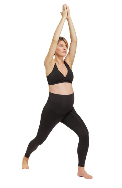 Shop Adidas Originals Yoga 7/8 Maternity Leggings In Black