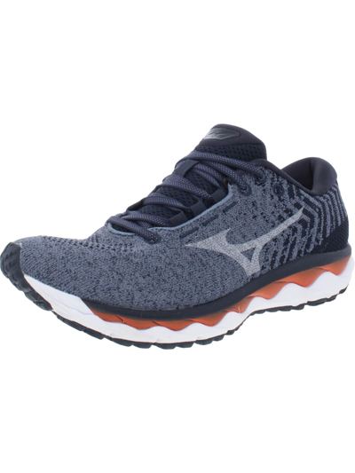 Shop Mizuno Wave Sky Waveknit 3 Mens Fitness Gym Running Shoes In Multi