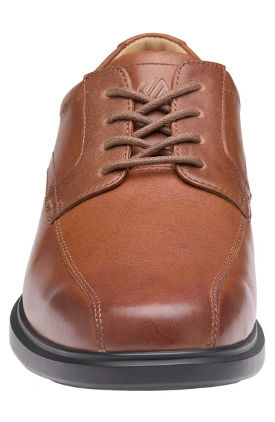 Johnston & Murphy Stanton Runoff 2.0 Xc4 Waterproof Derby In Tan Waterproof Full Grain