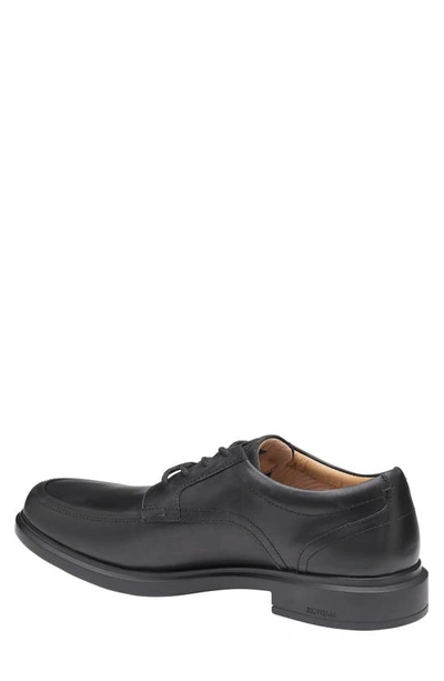 Johnston & Murphy Stanton Runoff 2.0 Xc4 Waterproof Derby In Black Waterproof Full Grain