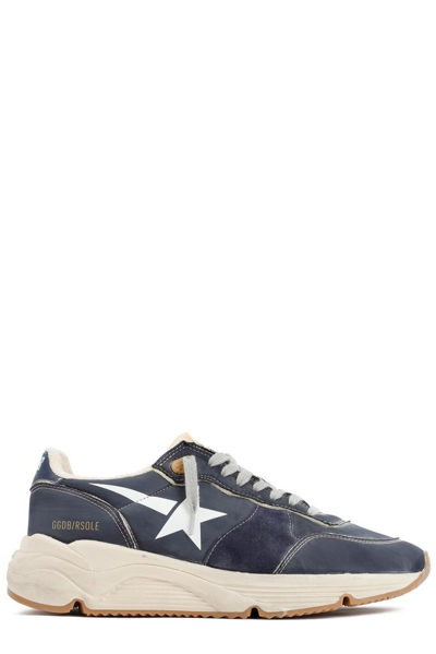 Shop Golden Goose Deluxe Brand Star Patch Low In Blue