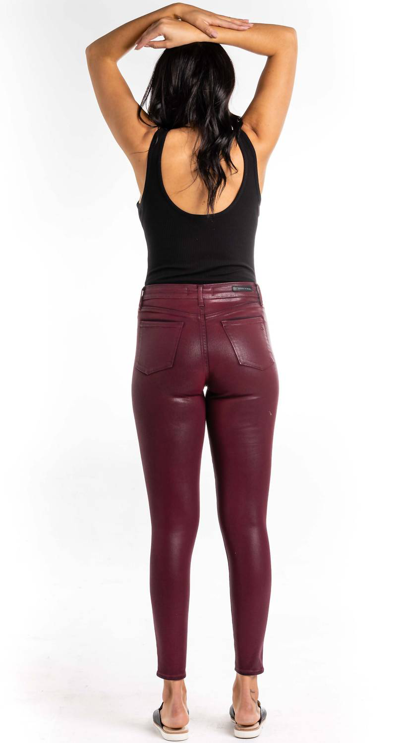 Articles Of Society Hilary Ankle Skinny Pant In Armour In Multi