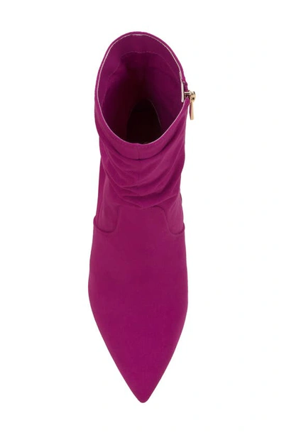 Shop Jessica Simpson Siantar Slouch Pointed Toe Bootie In Berry Blast