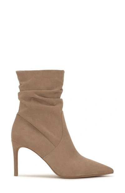 Shop Jessica Simpson Siantar Slouch Pointed Toe Bootie In Sandstone