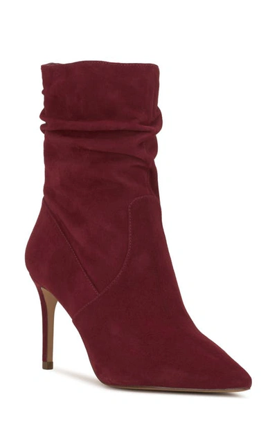 Shop Jessica Simpson Siantar Slouch Pointed Toe Bootie In Malbec