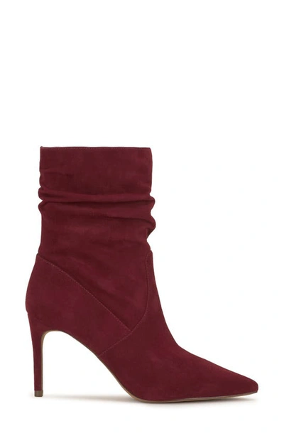 Shop Jessica Simpson Siantar Slouch Pointed Toe Bootie In Malbec