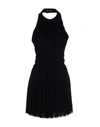 Balmain Short Dress In Black