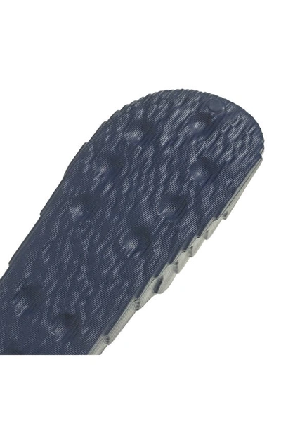 Shop Adidas Originals Adilette 22 Lifestyle Slide Sandal In Dark Blue/ White/ Dark Blue