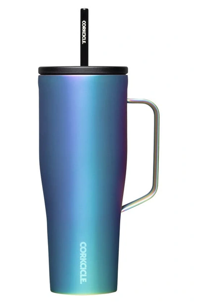 Shop Corkcicle 30-ounce Insulated Cup With Straw In Dragonfly