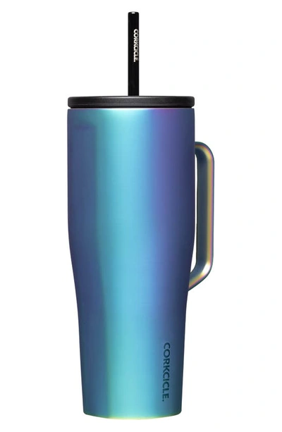 Corkcicle 30-ounce Insulated Cup With Straw In Dragonfly