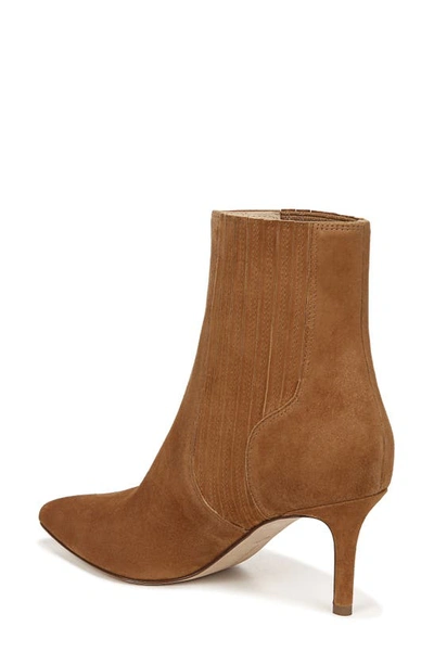 Shop Veronica Beard Lisa 70mm Pointed Toe Bootie In Hazelwood