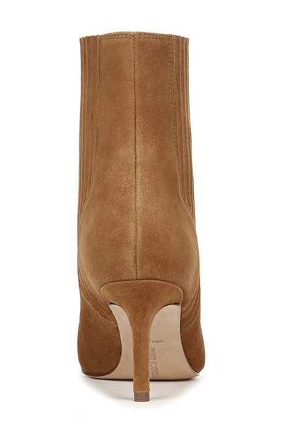 Shop Veronica Beard Lisa 70mm Pointed Toe Bootie In Hazelwood