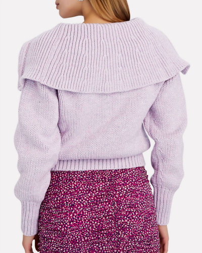 Shop Iro Holea Sweater In Light Purple