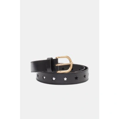 Shop Fabienne Chapot Belt Cut Out Star Black