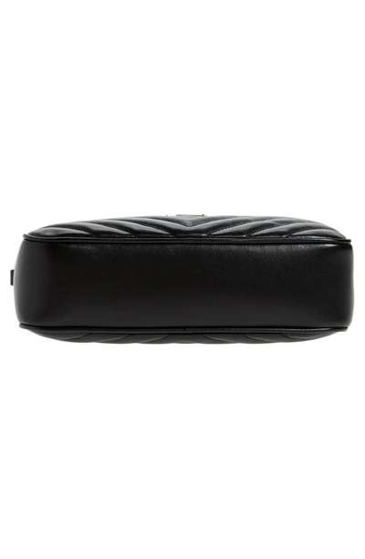 Shop Saint Laurent Lou Matelassé Leather Camera Bag In Black