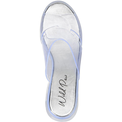 Shop Wild Pair Grenada Womens Slip-on Comfort Slide Sandals In White