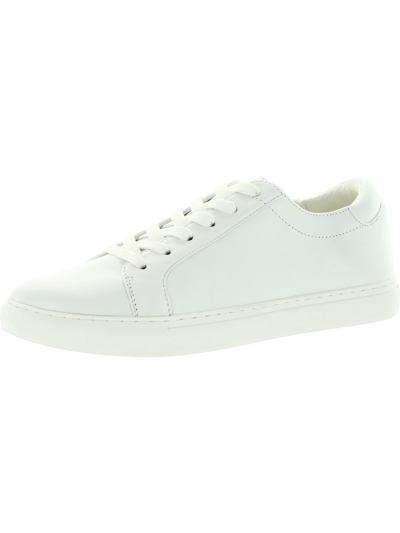 Shop Kenneth Cole New York Kam Glitter Womens Leather Fashion Casual And Fashion Sneakers In White