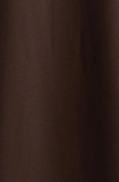 Shop Michael Kors Matte Jersey Cutout Dress In Chocolate