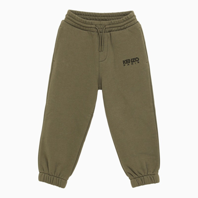Shop Kenzo | Khaki Cotton Jogging Trousers In Green