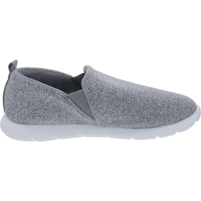 Shop Isotoner Womens Heathered Slip On Slip-on Sneakers In Grey