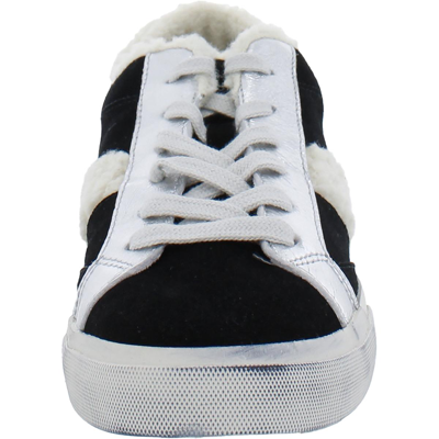 Shop Marc Fisher Ltd Mello Womens Leather Faux Fur Casual And Fashion Sneakers In Multi
