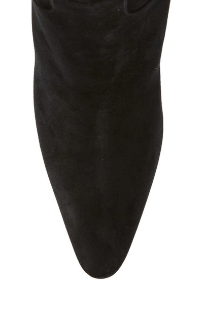 Shop Christian Louboutin Suprabotta Pointed Toe Knee High Boot In Bk01 Black
