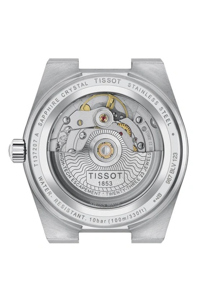 Shop Tissot Prx Powermatic 80 Bracelet Watch, 35mm In Grey