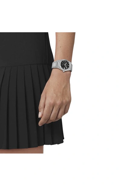 Shop Tissot Prx Powermatic 80 Bracelet Watch, 35mm In Grey