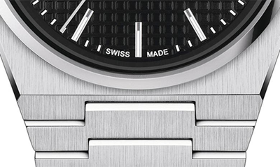 Shop Tissot Prx Powermatic 80 Bracelet Watch, 35mm In Grey