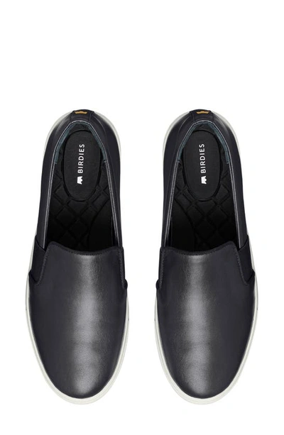 Shop Birdies Swift Slip-on Sneaker In Black Leather/black