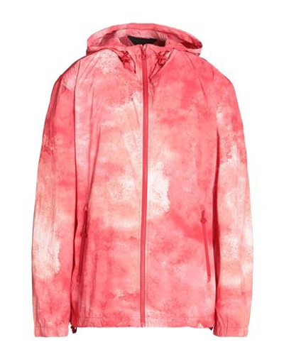 Diesel Warrett Zip Front Hooded Jacket In Red