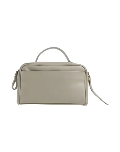 Shop Corsia Woman Handbag Light Grey Size - Calfskin