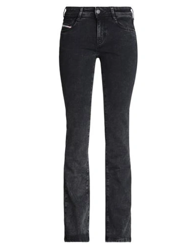 Shop Diesel 1969 D-ebbey 0enap Bootcut And Flare Jeans Woman Jeans Black Size 32w-32l Cotton, Elastane