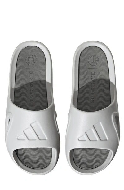Shop Adidas Originals Adicane Slide Sandal In Dash Grey/ Dash Grey/ Grey