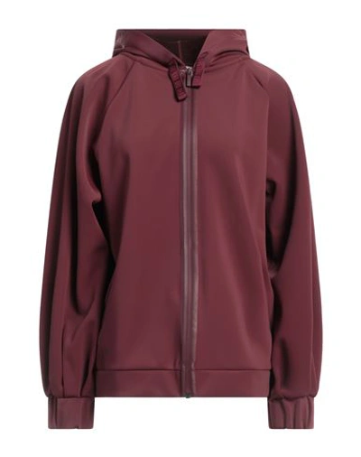 Wolford Woman Sweatshirt Plum Size S Polyester, Polyamide, Elastane In Purple