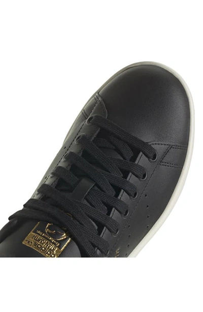 Shop Adidas Originals Stan Smith Sneaker In Black/ Off White/ Wonder White