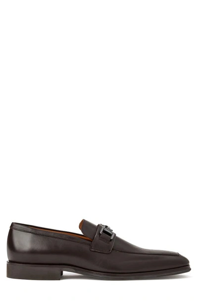 Shop Bruno Magli Raging Bit Loafer In Brown