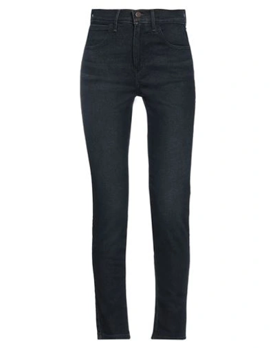 Wrangler Woman Jeans Blue Size 27w-30l Cotton, Polyester, Elastane In Blue
