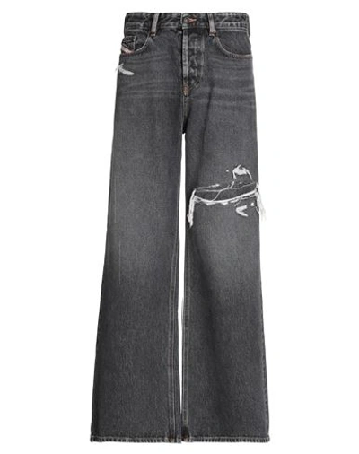 Shop Diesel 1996 D-sire 007f6 Straight Jeans Woman Denim Pants Black Size 28w-32l Cotton