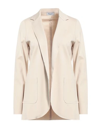 Hopper Woman Blazer Light Grey Size 8 Viscose, Nylon, Elastane In Grey