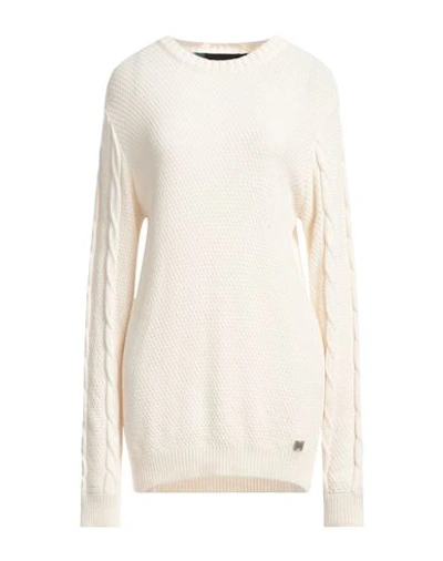 Shop Bl.11  Block Eleven Bl.11 Block Eleven Man Sweater Cream Size S Acrylic, Wool, Alpaca Wool, Viscose In White