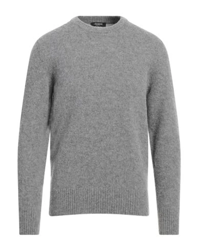 Shop +39 Masq Man Sweater Grey Size 36 Wool