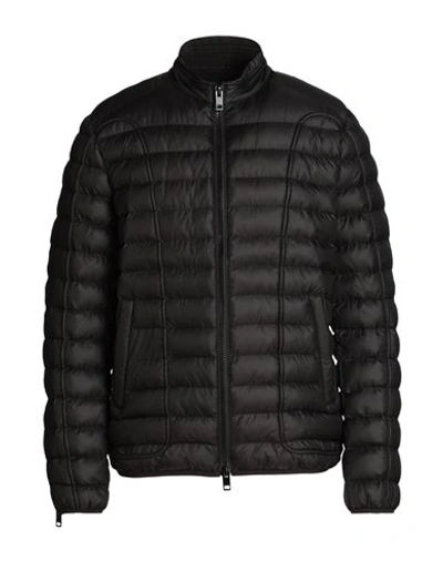 Diesel W-hawkyl Man Down Jacket Black Size 42 Polyester In Black