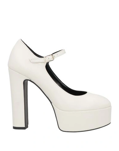 Shop Islo Isabella Lorusso Woman Pumps White Size 8 Soft Leather