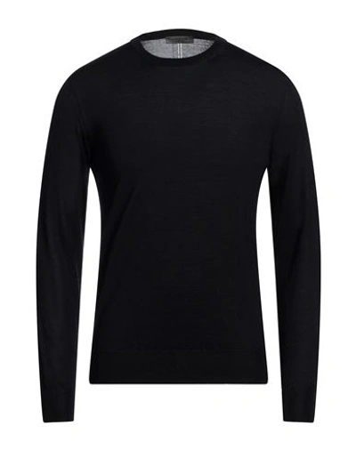 Shop +39 Masq Man Sweater Midnight Blue Size 38 Wool, Silk