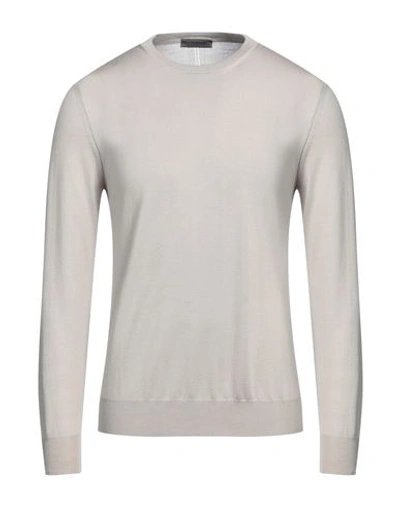 Shop +39 Masq Man Sweater Dove Grey Size 38 Wool, Silk