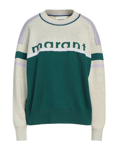 Isabel Marant Étoile Carry Crew Neck Sweater In Green